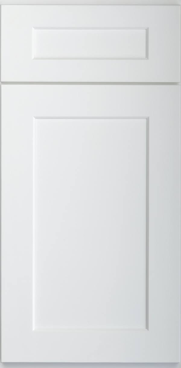 White 2 Door Base Cabinet with Shelf High-Density Fiberboard Z890296