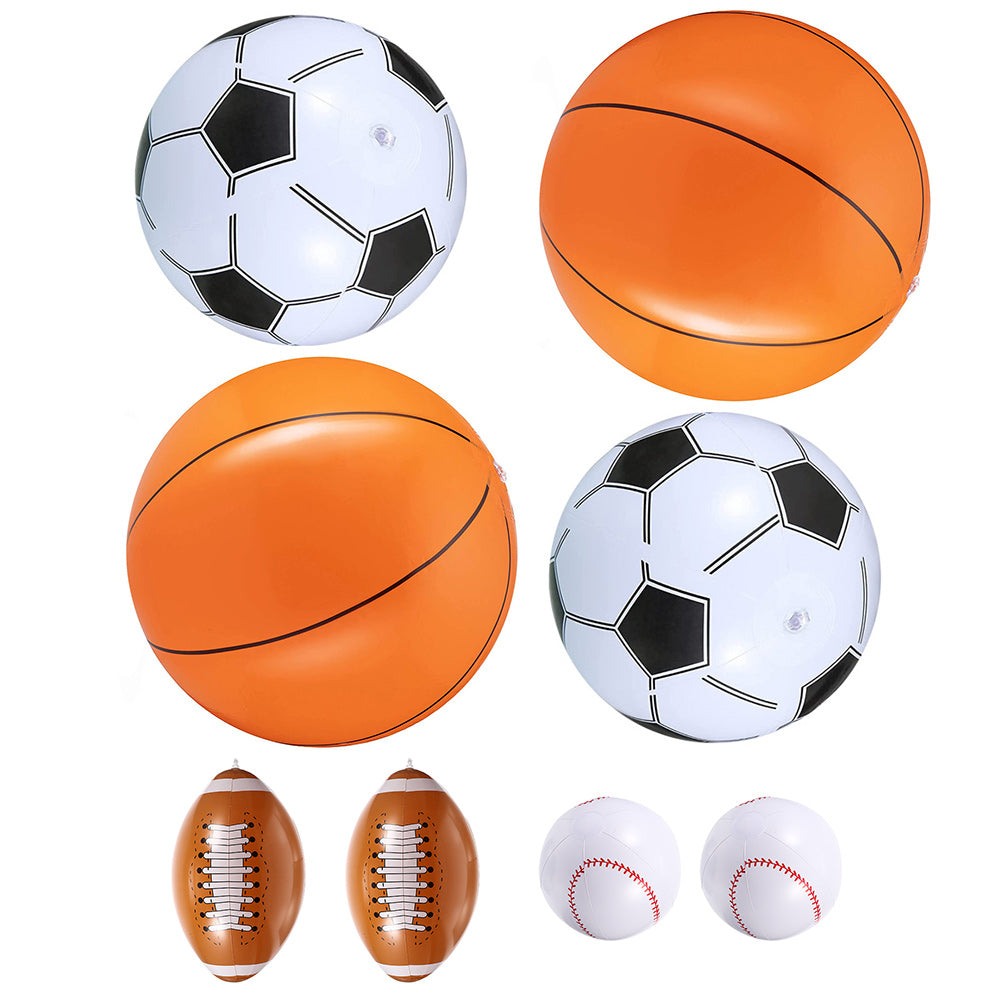 8Pcs Inflatable Sports Balls Toys K291081