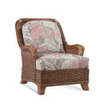 Natural/Blue and Beige Performance Stripe Armchair V4242