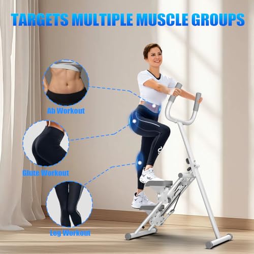 Compact Foldable Stair Stepper with Handlebar K84875