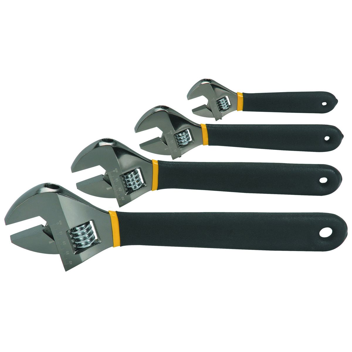 Adjustable Laser Etched Wrench Set, 4-Piece P9659