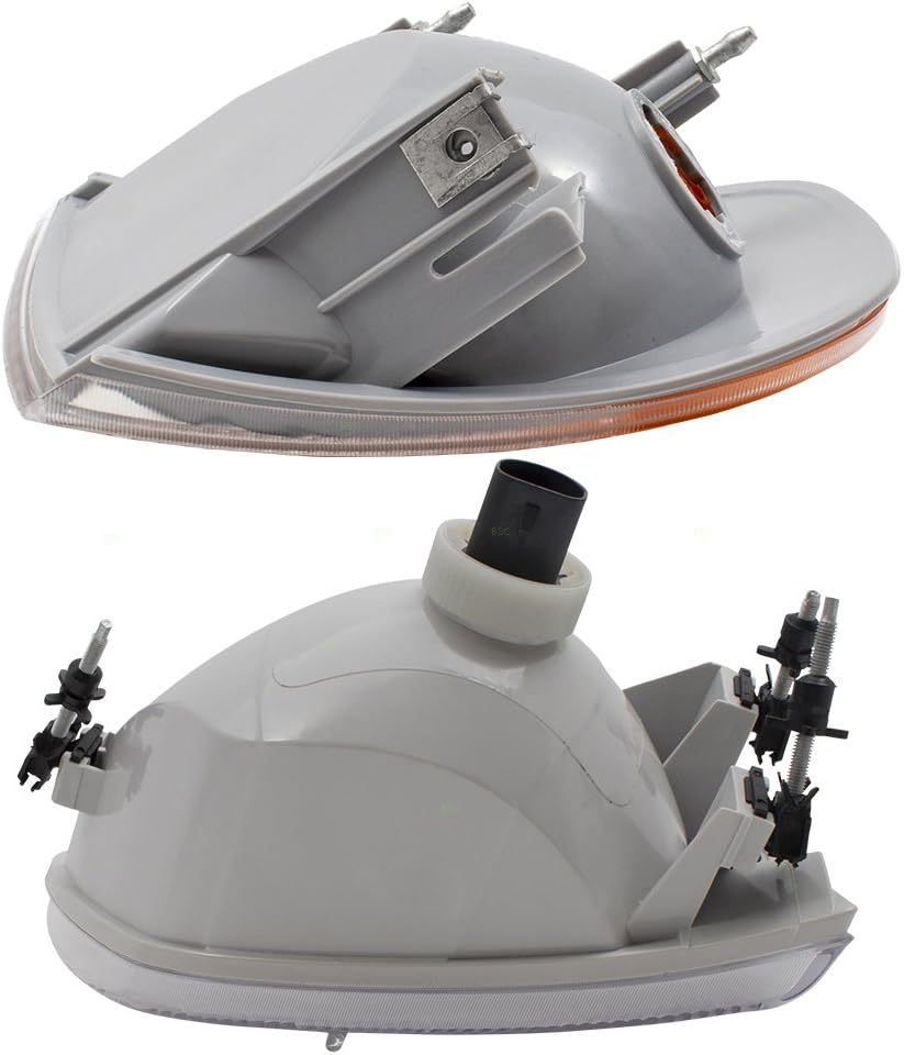 Headlight and Park/Signal Light 4 Piece Set Compatible with 1997-2003 Ford F-150 S353