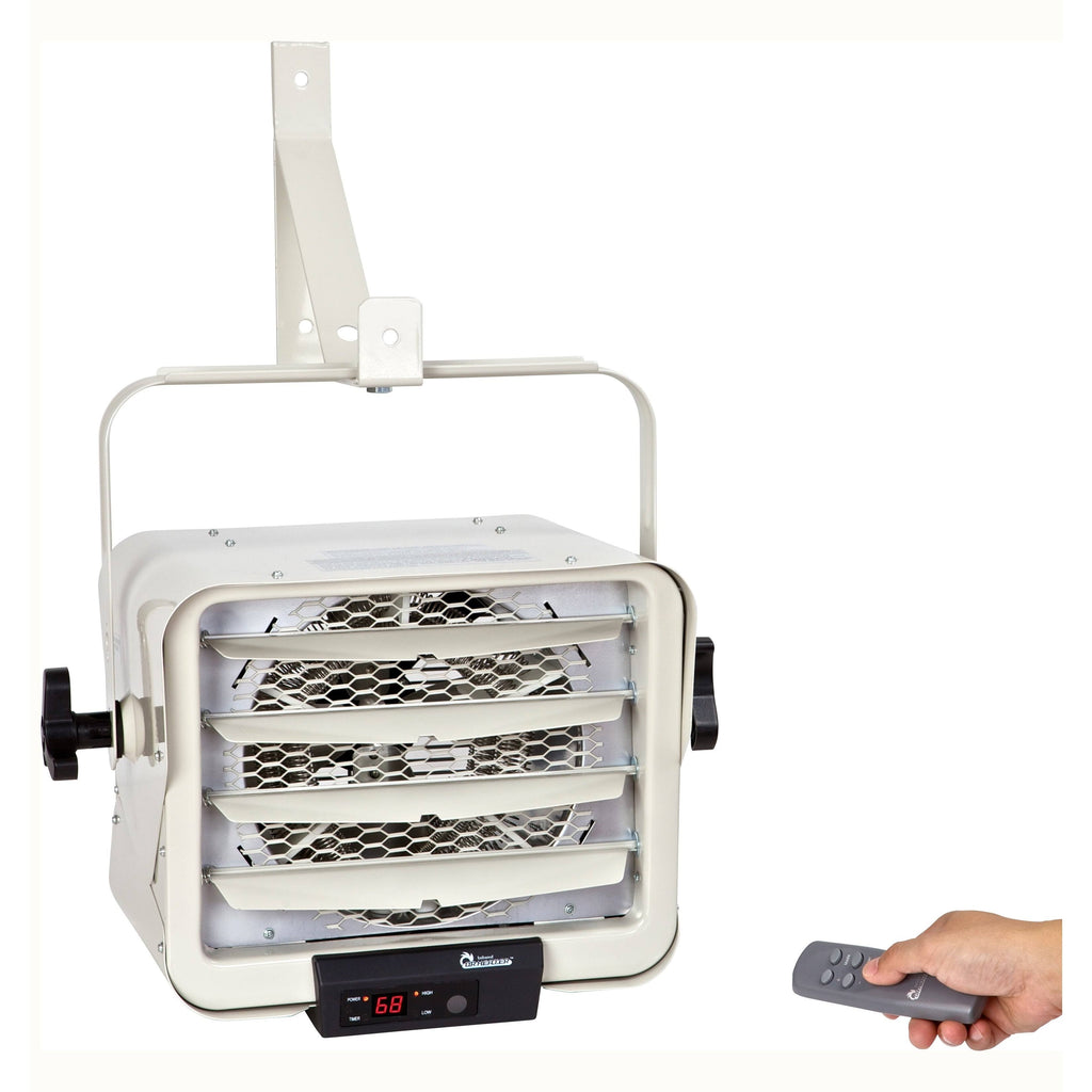 7500-Watt 240-Volt Hardwired Wall/Ceiling Mounted Electric Heater with Remote T7459