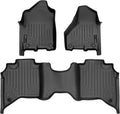Custom Floor Mats 2 Row Liner Set Black S5964