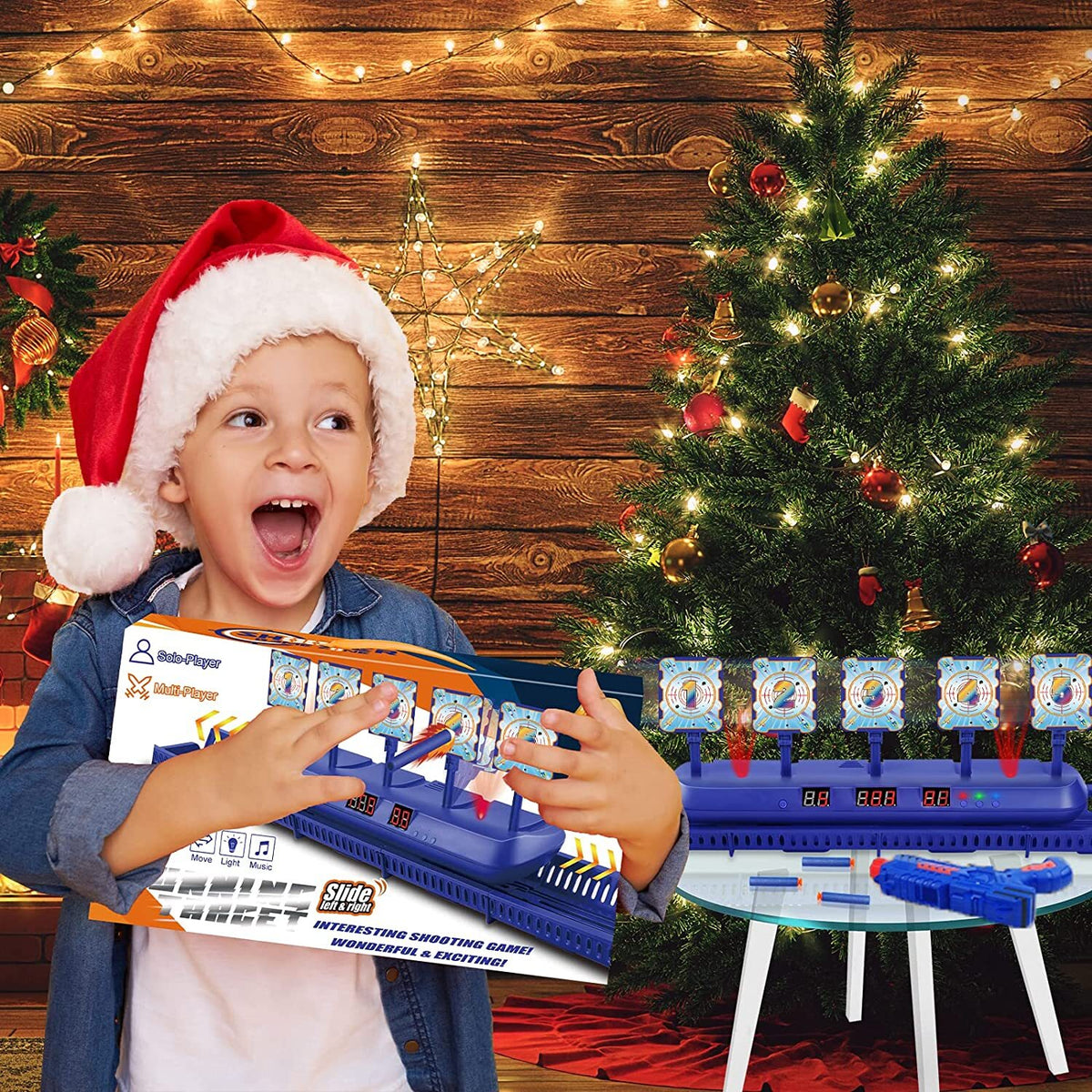 Electronic Scoring Moving Target Toy for Nerf Gun Practice X338