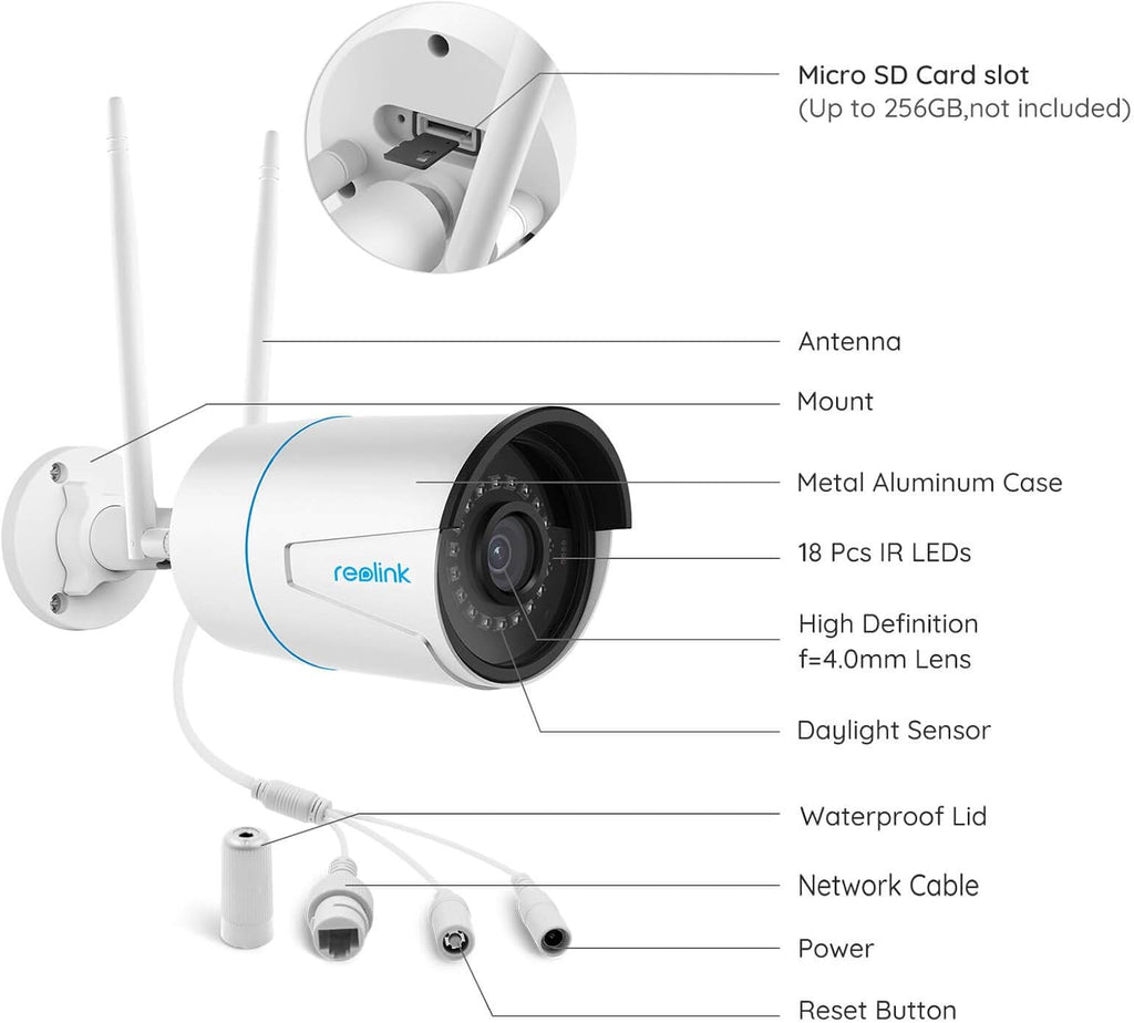 5MP HD Dual Band WiFi Security Camera with Night Vision G990
