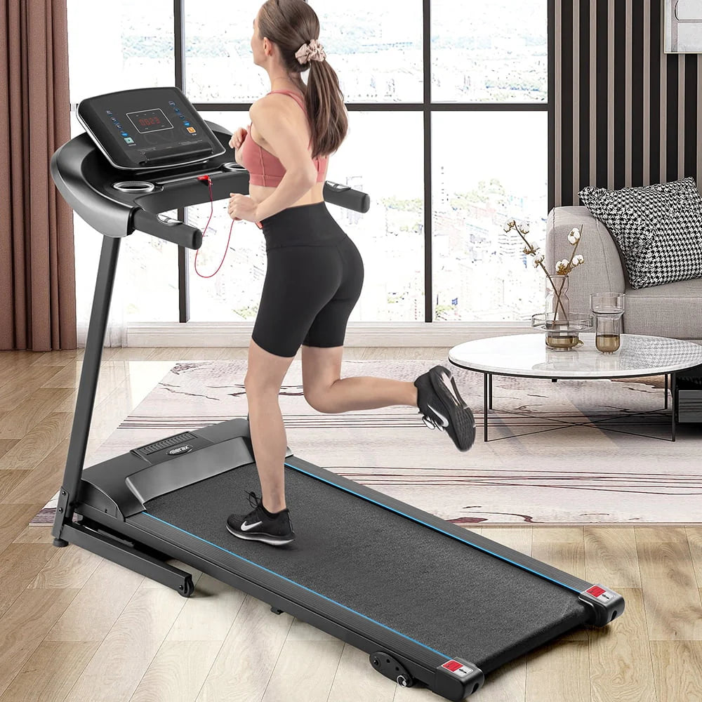 Compact Electric Folding 2.5HP Treadmill with Incline Y729189