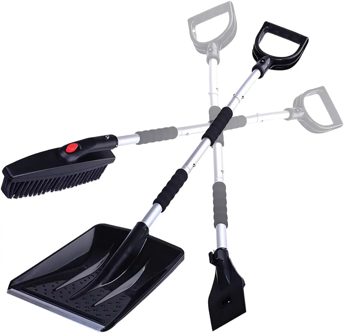 3-in-1 Snow Shovel Brush Kit with Ice Scraper L8702