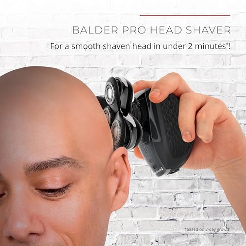 Black Cordless Waterproof Head Shaver P436958