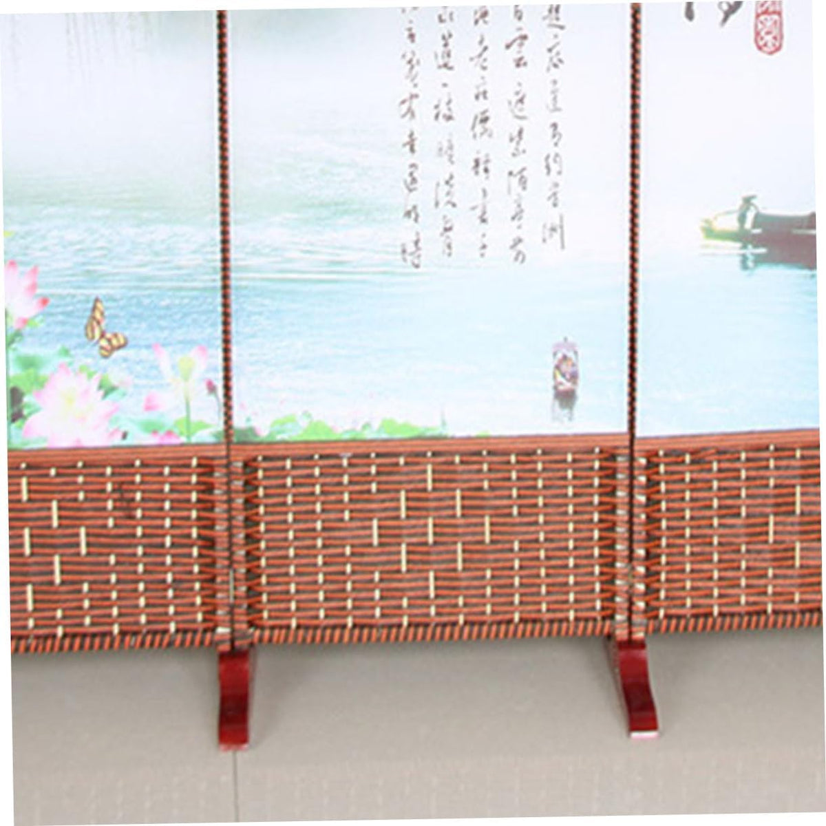 2pcs Wooden Partition Stand Base J6705