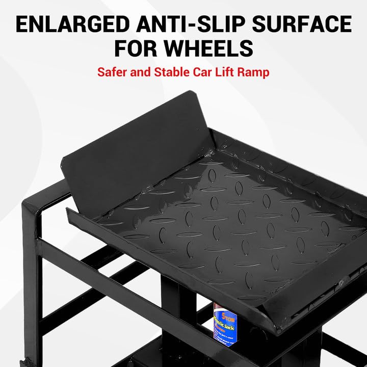 2PC 5Ton Hydraulic Car Ramps Y6286