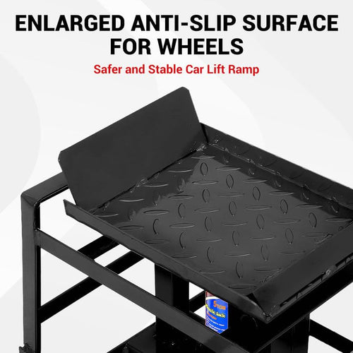 2PC 5Ton Hydraulic Car Ramps Y6286