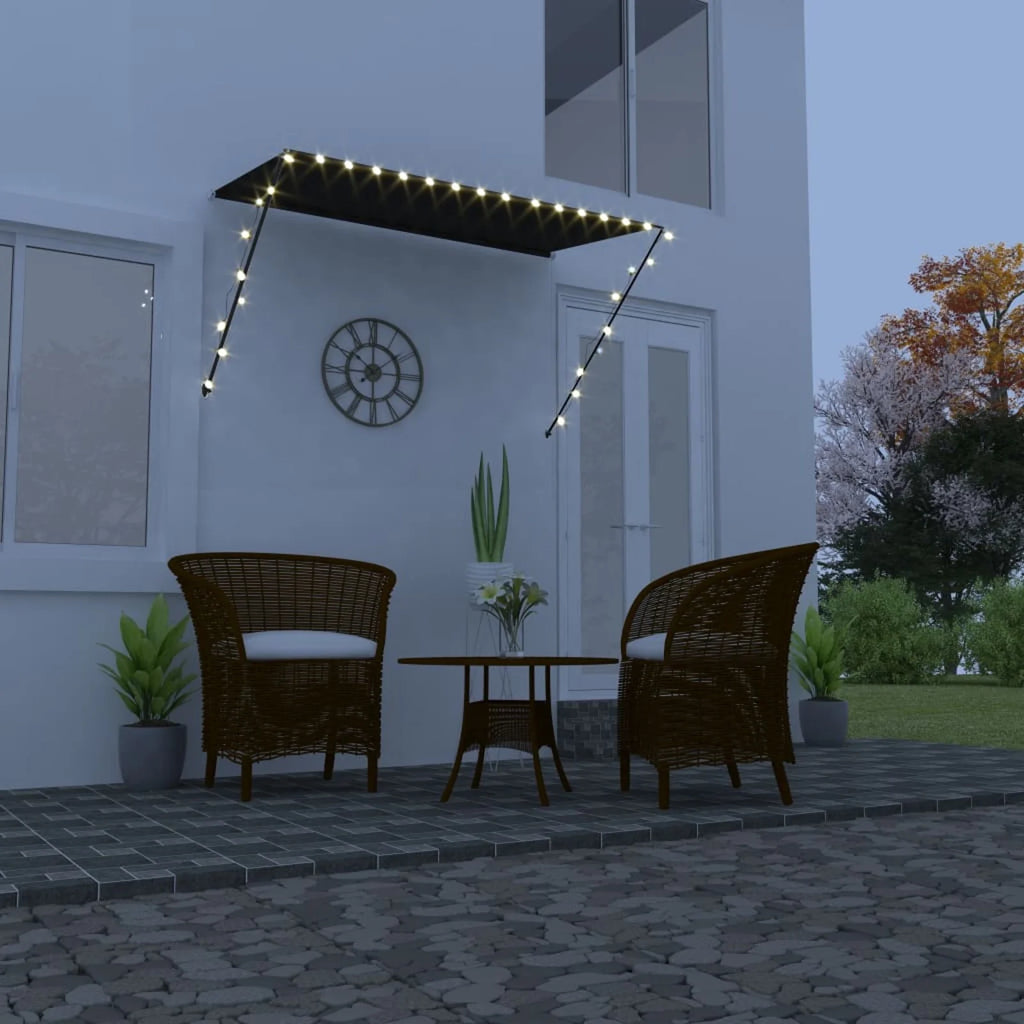 Retractable Awning 98.4"x59.1" Anthracite D350914
