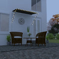 Retractable Awning 98.4"x59.1" Anthracite D350914
