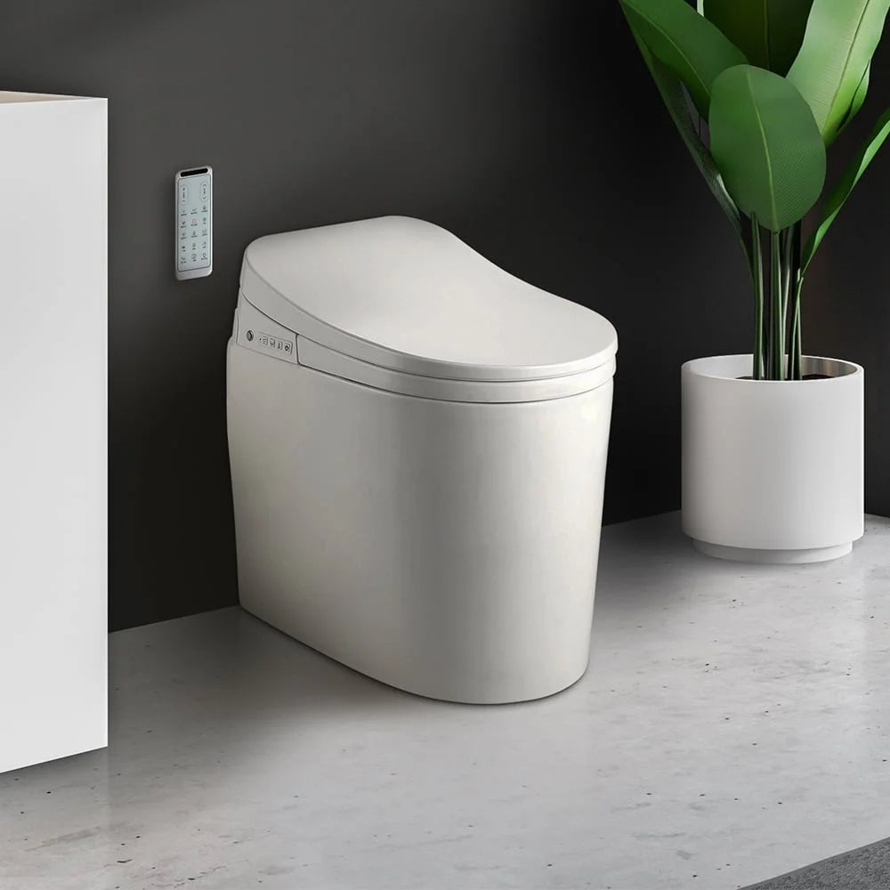 Small Size Smart Toilet One-Piece Elongated Floor Mounted O951