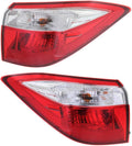 Pair Rear Tail Lights for Toyota Corolla F85080