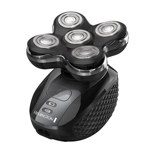 Black Cordless Waterproof Head Shaver P436958