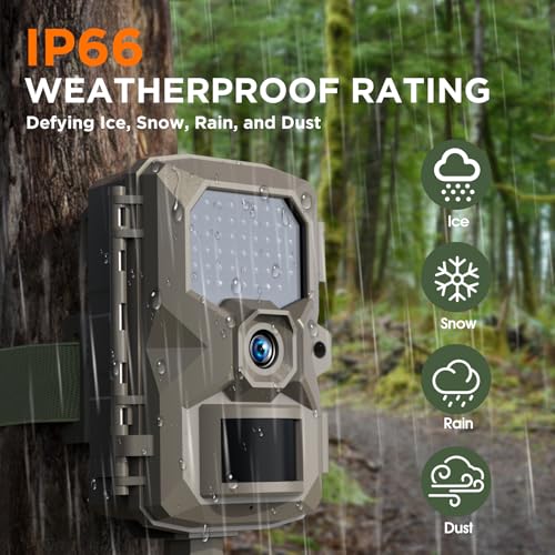 4K 48MP Night Vision Trail Camera V30324