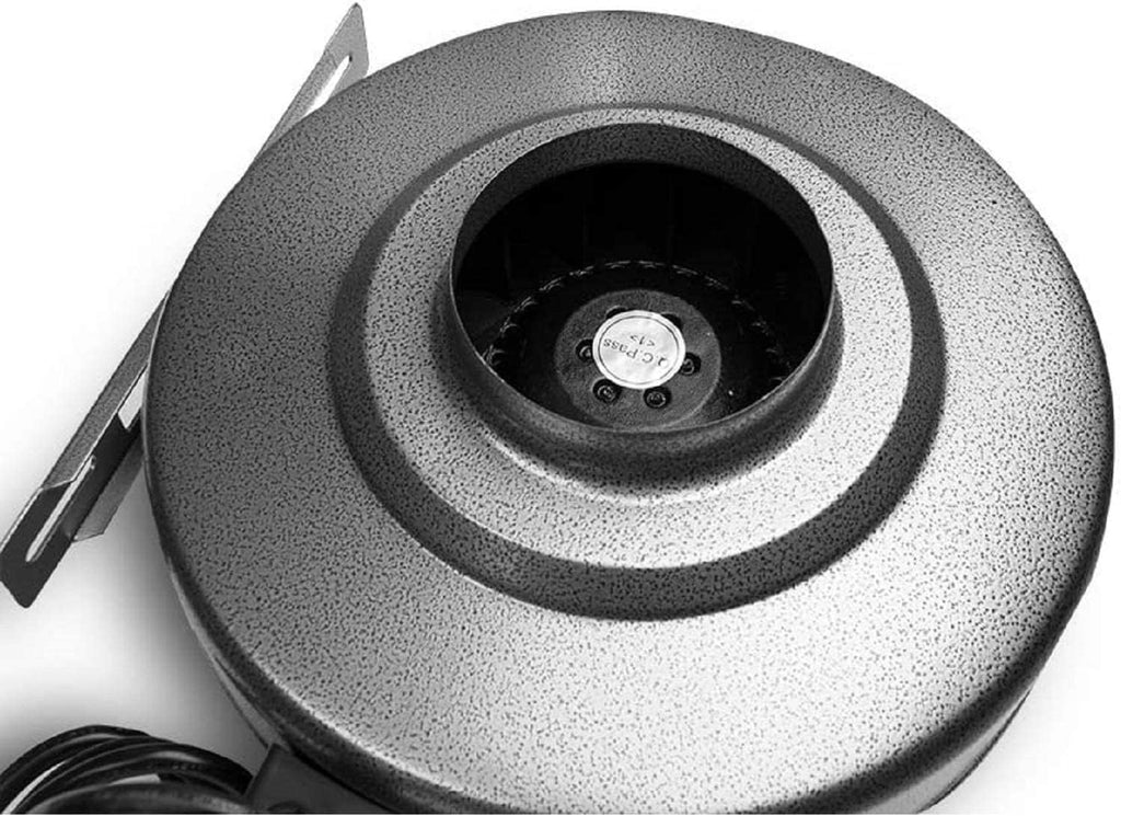 6 Inch 442 CFM Inline Fan with Carbon Filter Ducting and Rope Hangers K8098