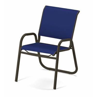 Stacking Patio Dining Chair Textured Beachwood Atlantis N1293