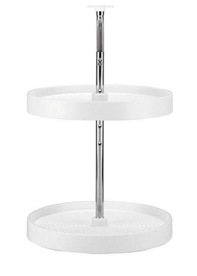 Almond 18 in. Polymer Lazy Susan Set F736