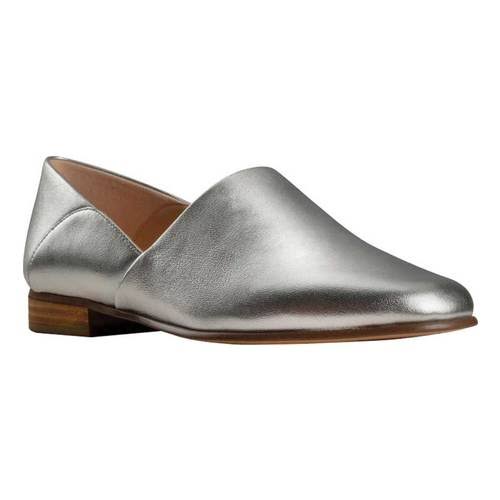 Silver Metallic Clarks Shoes L86240