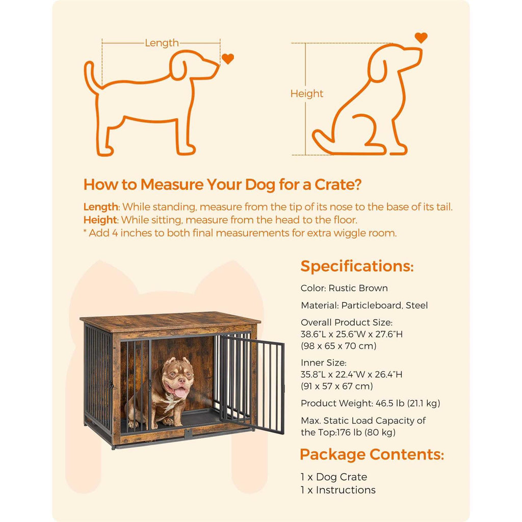 Dog Crate Furniture for Medium Dogs up to 70 lb C6487