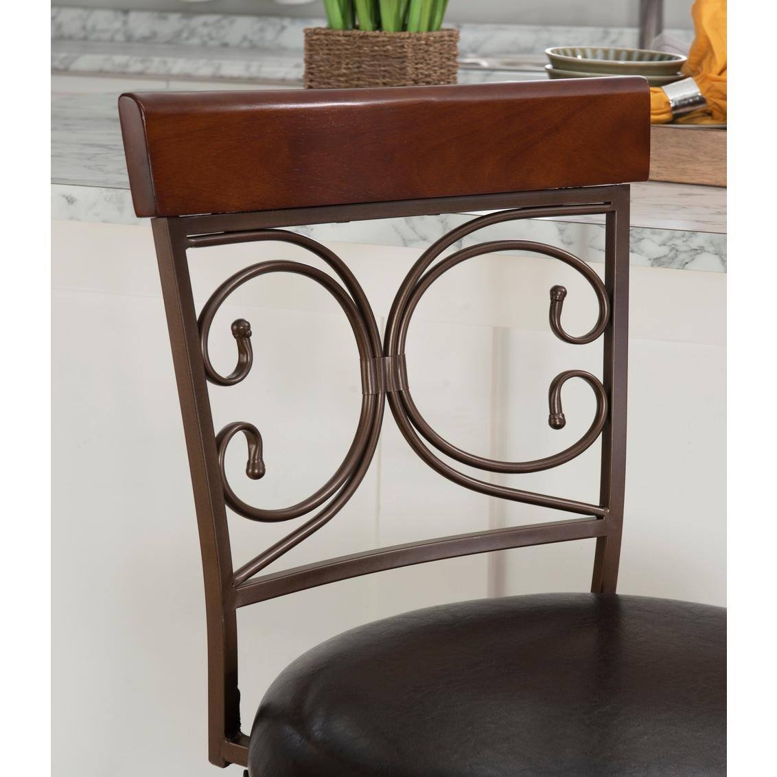 Rustic Oak Barstool C311