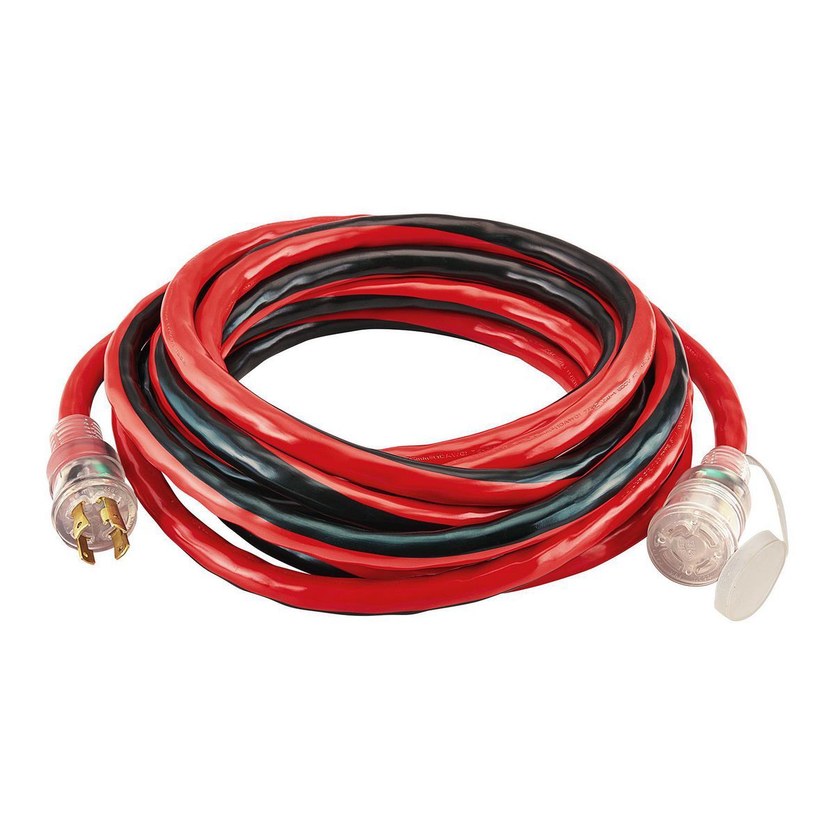 25 ft. 10 Gauge 4-Prong Twist Lock 30A Generator Extension Cord O935919