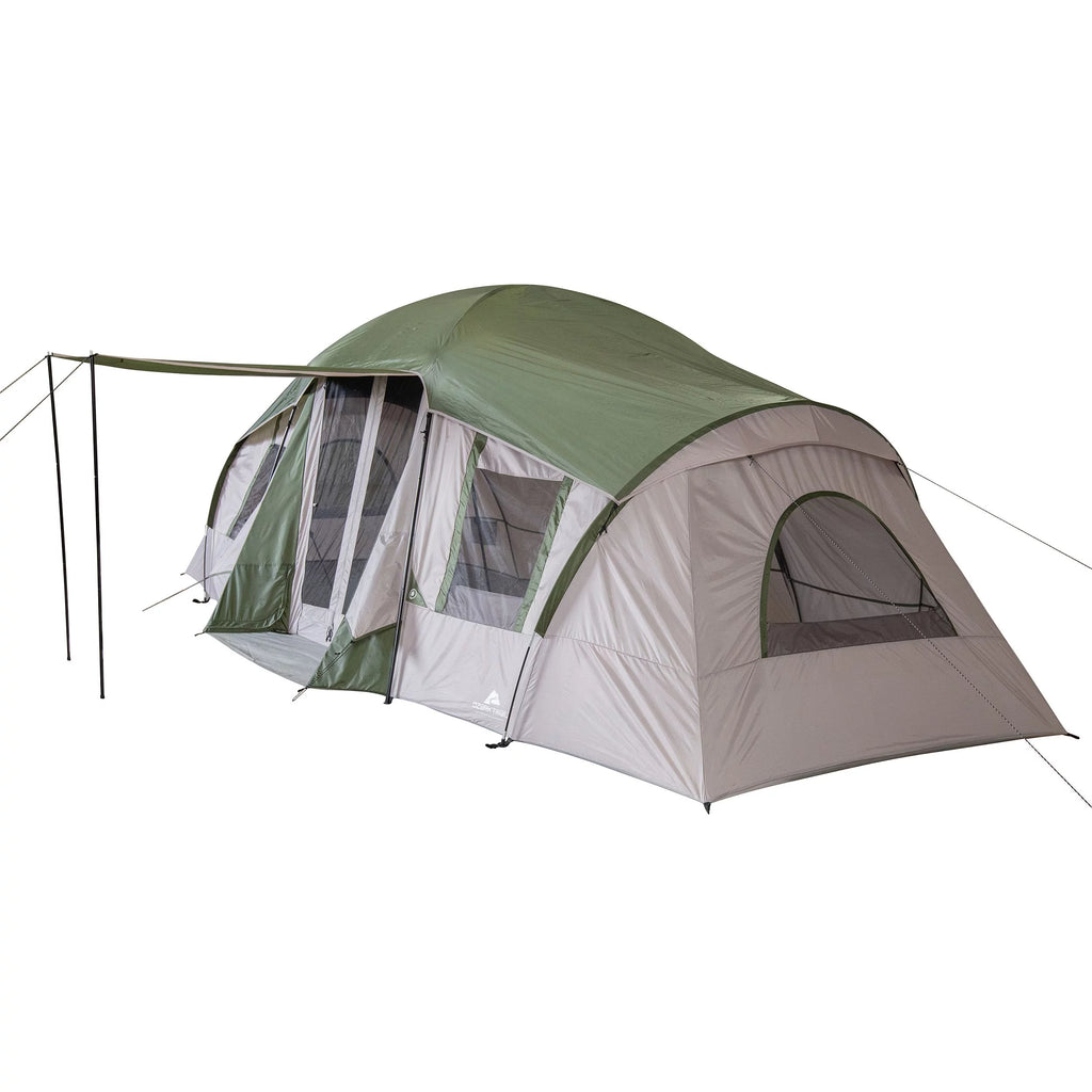 10-Person 3-Room Tent with Shade Awning F836
