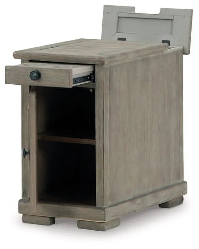 Bisque Chairside End Table G83709