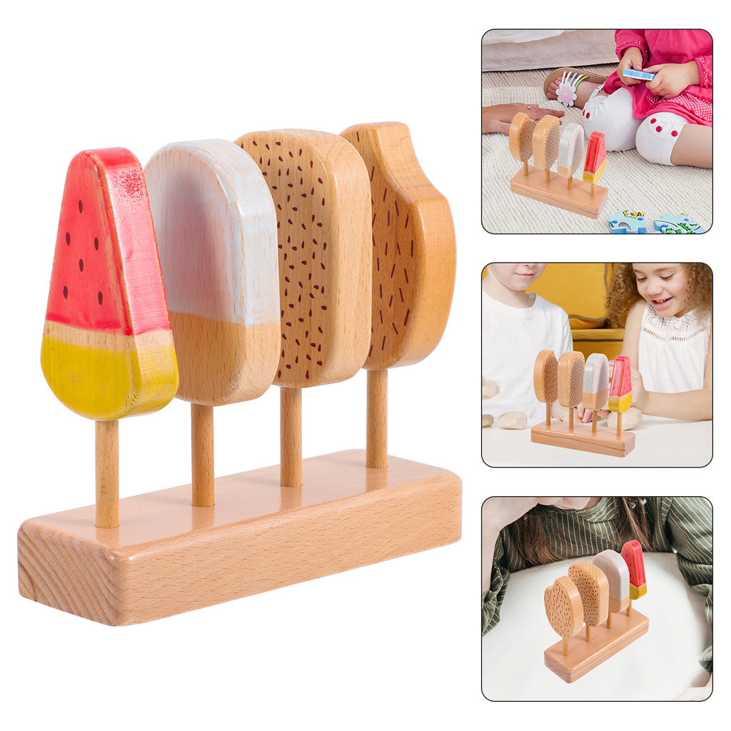 Beech Wooden Ice Cream Toy Playset P680