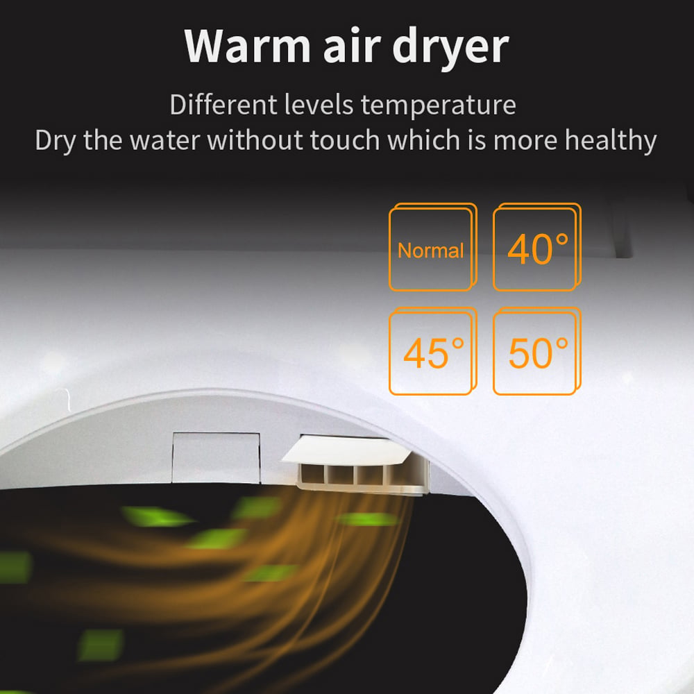 Small Size Smart Toilet One-Piece Elongated Floor Mounted O951