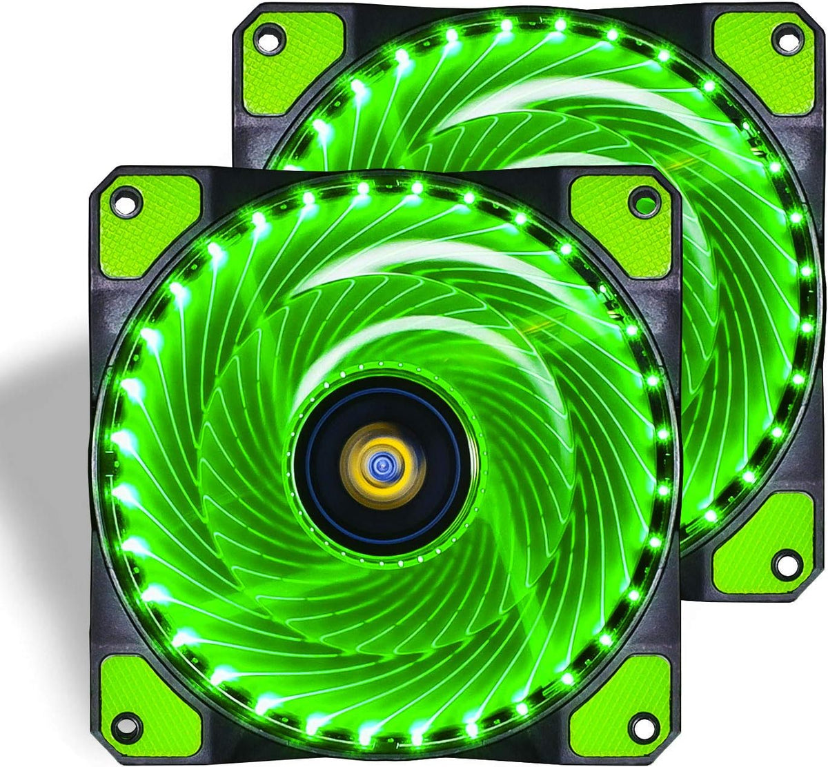 Blue 3 Pcs 120mm LED Case Fan I8172