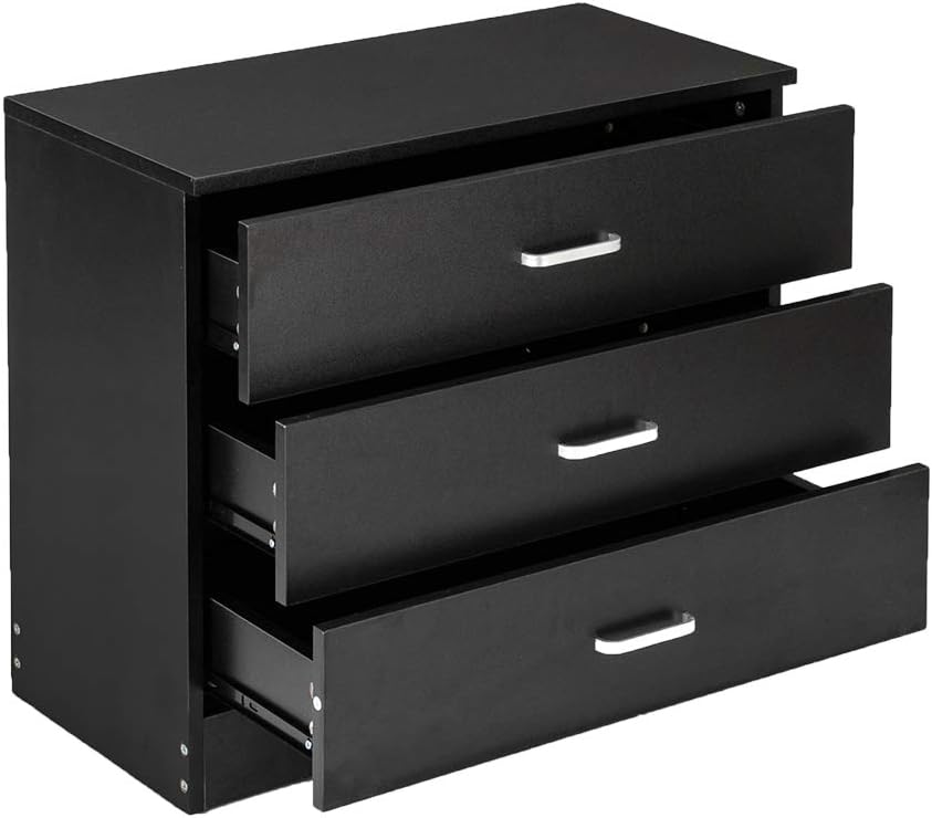 Wood 3-Drawer Dresser N978591