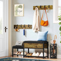 Entryway Bench with Coat Rack and Shoe Storage N293072