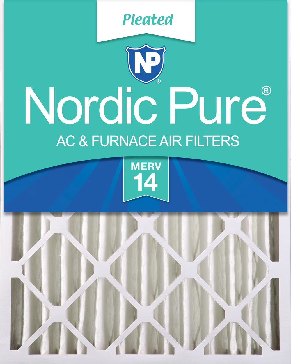 20x20x4 Pleated MERV 14 Air Filter H21436