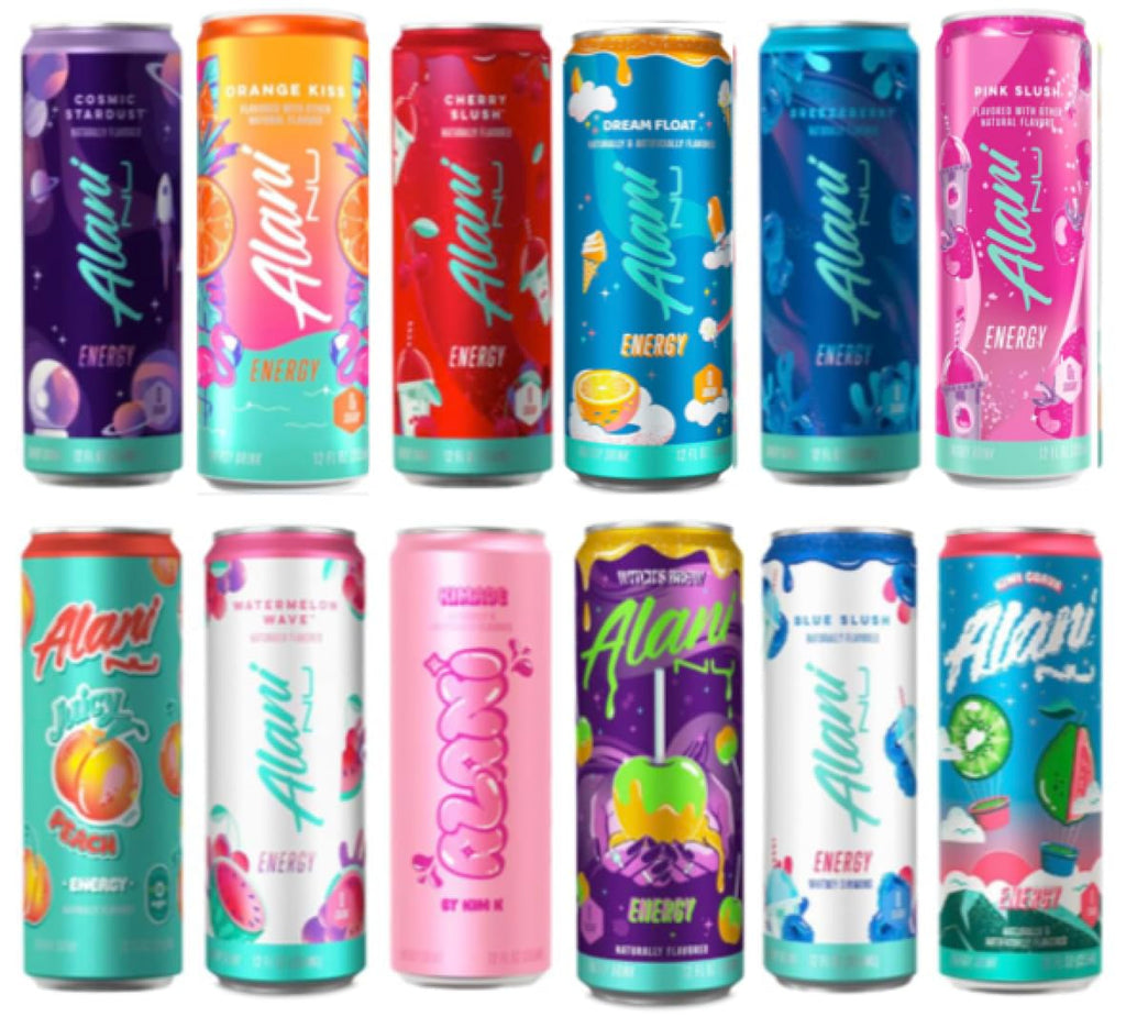 12 Cans Assorted Variety Pack Energy Drink L423