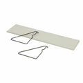 60"W Gray Accessory Shelf for Computer Workstation L81908