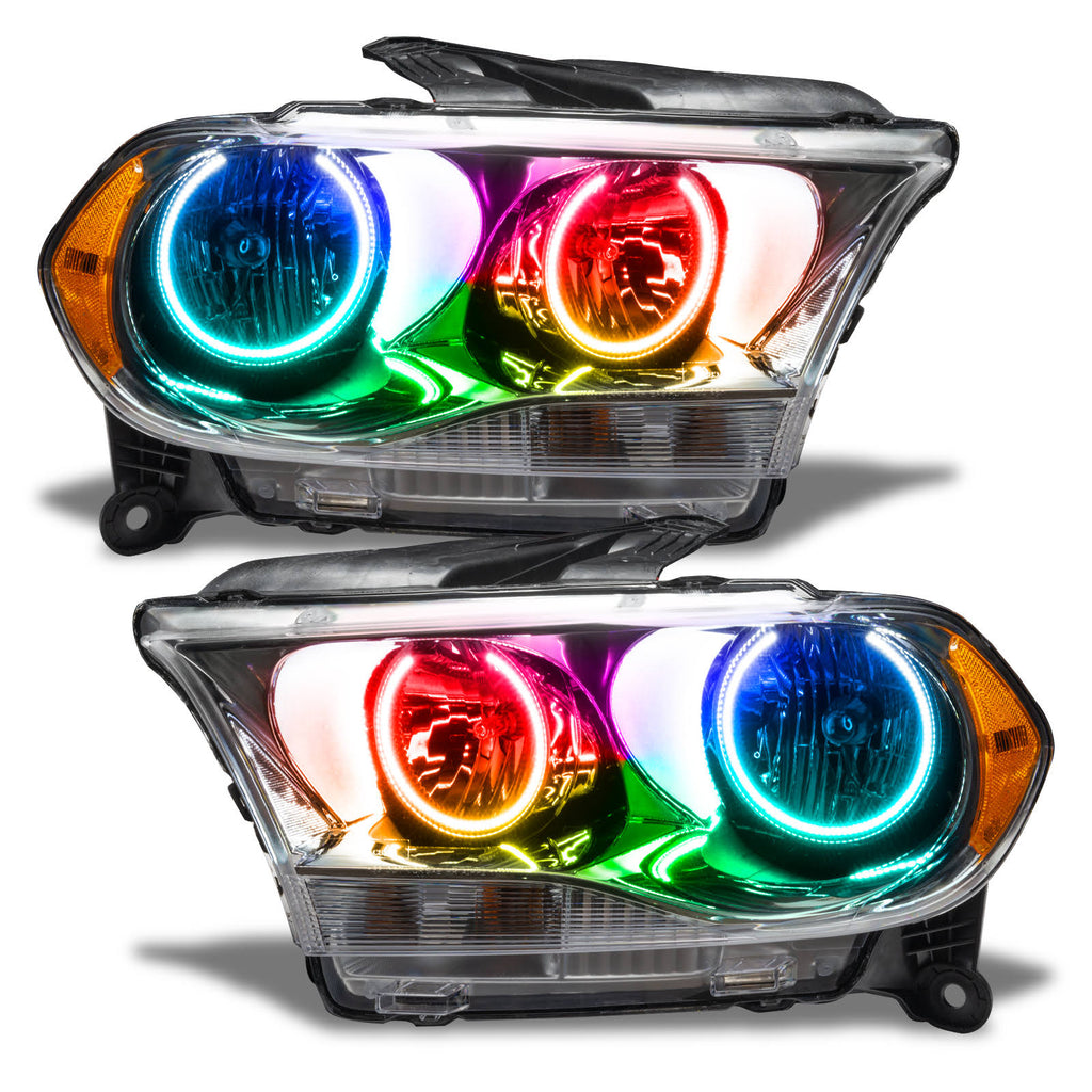 Halogen Chrome Headlights C586