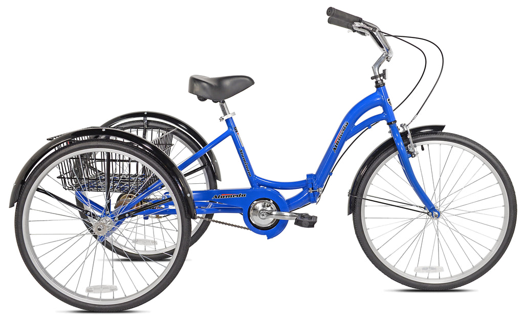 Blue Folding Adult Trike D700707