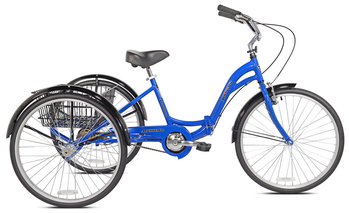 Blue Folding Adult Trike D700707