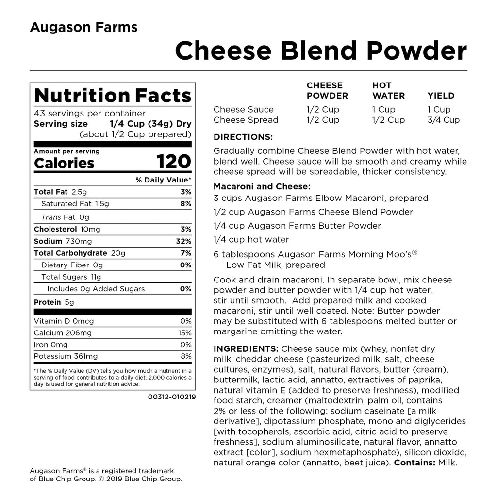 Cheese Blend Powder Gluten Free L515
