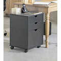 Black 3-Drawer Lateral Filing Cabinet B144