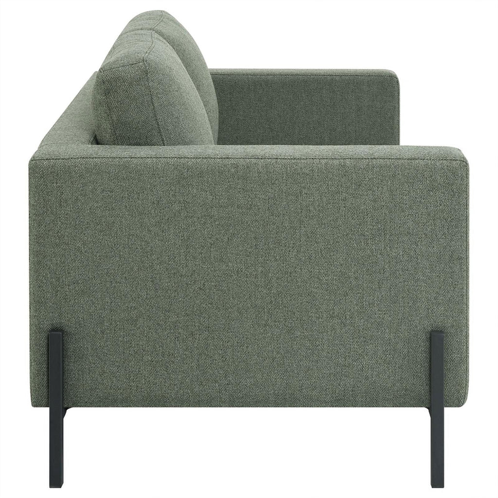 Upholstered Fabric Sofa Set with Track Arms O4468