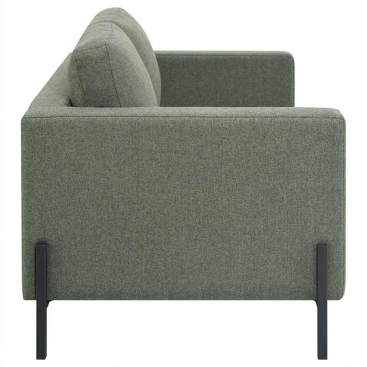 Upholstered Fabric Sofa Set with Track Arms O4468
