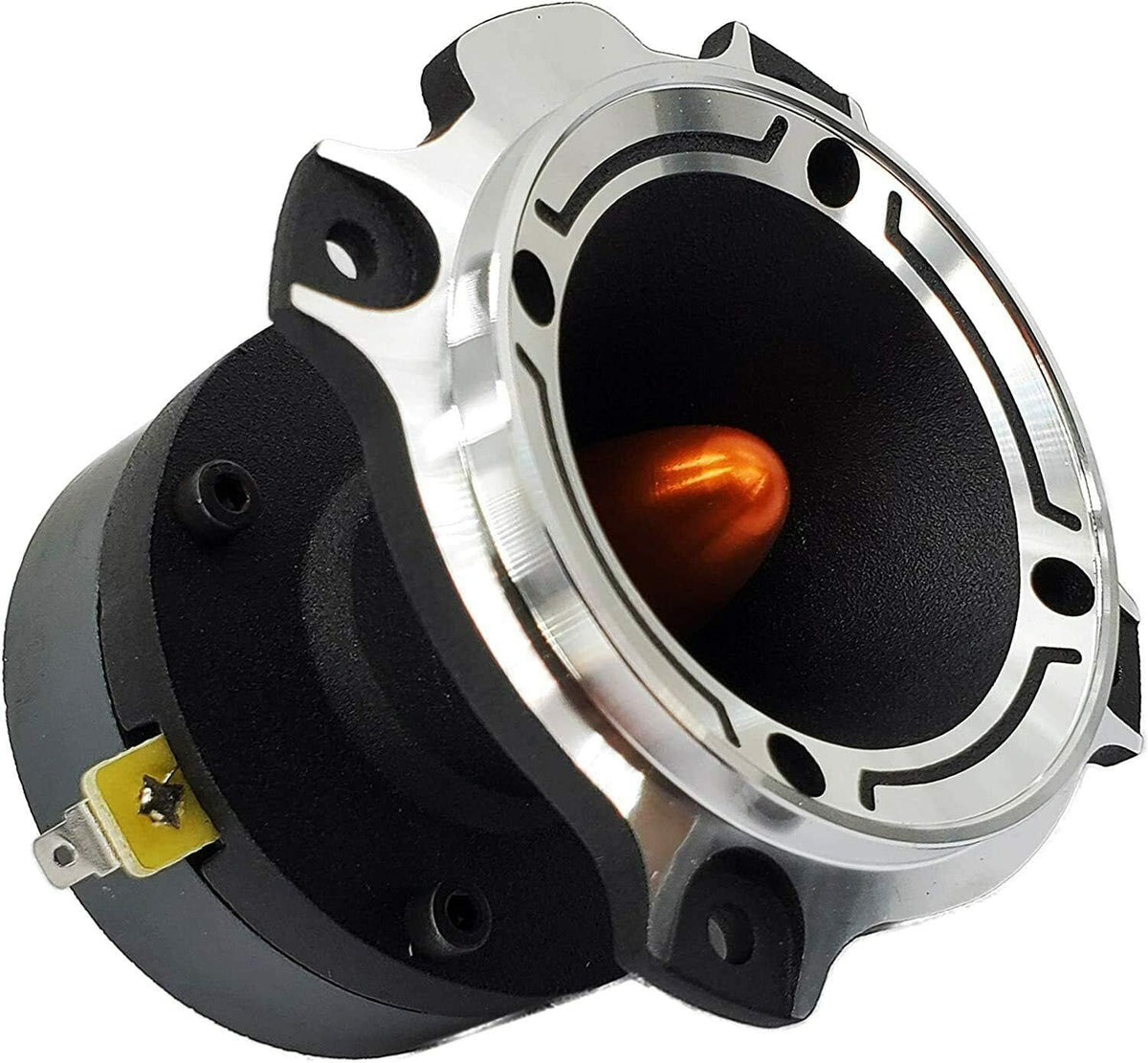 2400 Watts 4-Ohms Titanium Super Tweeter Loud Speaker with Aluminum Frame Pack of 2 D3341