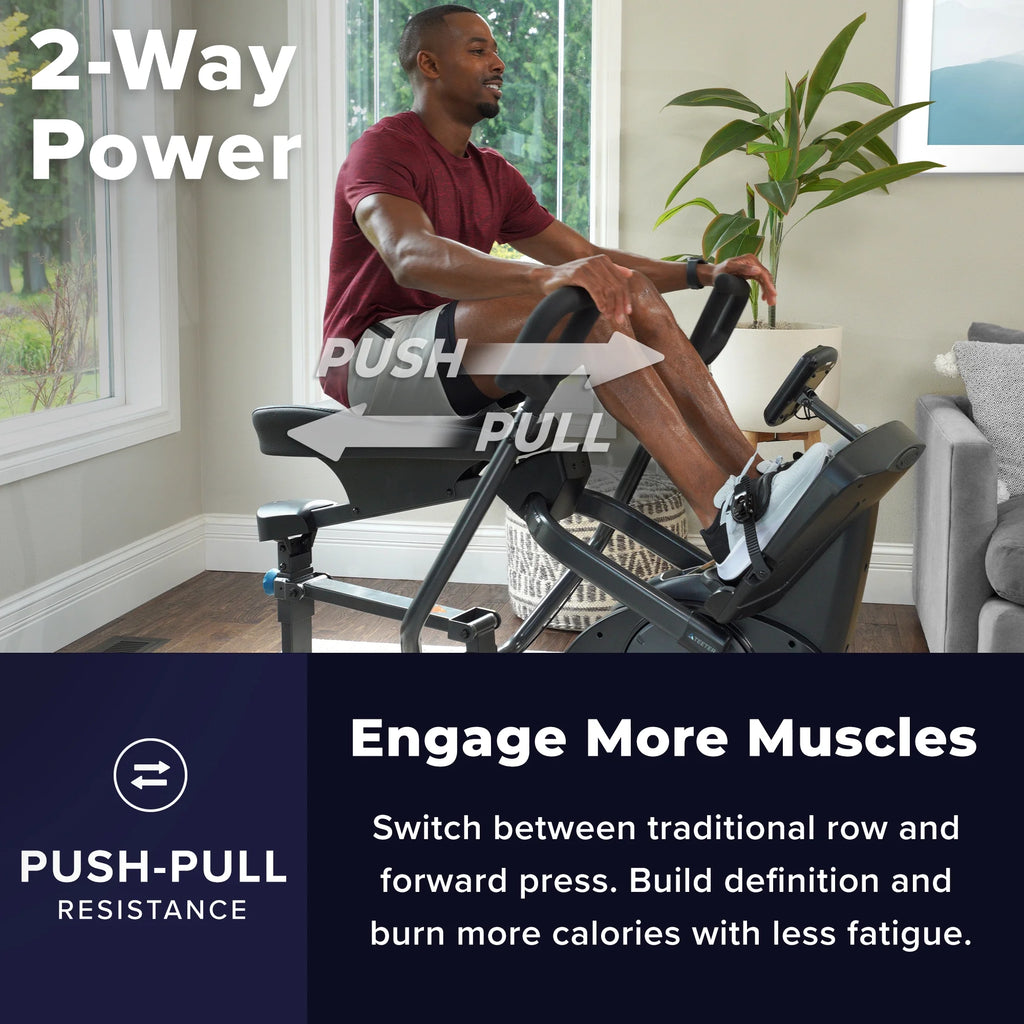 Elliptical Rower Resistance Workout Machine B99397