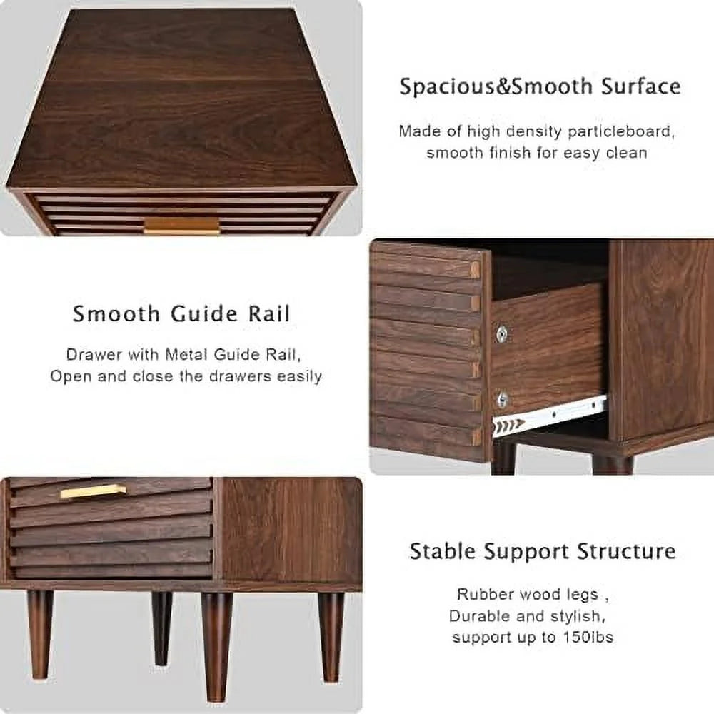 Set of 2 Nightstands with 2 Drawers M78379