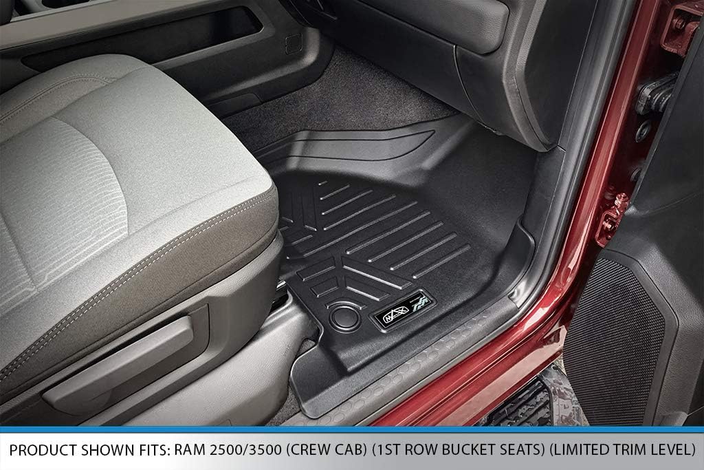 Custom Floor Mats 2 Row Liner Set Black S5964